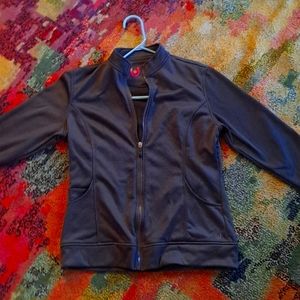 Uniform nursing scrubs jacket navy blue. Urbane performance size small.